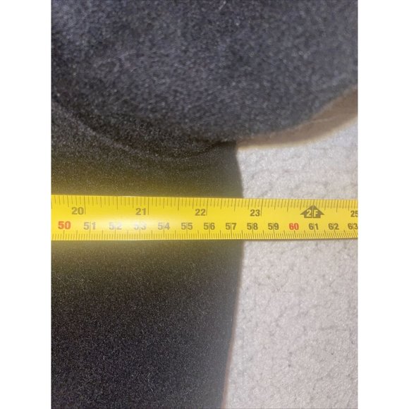 J.Crew Short Trench Over Coat Mens Medium Wool Blend Single Breast Black - Picture 12 of 12